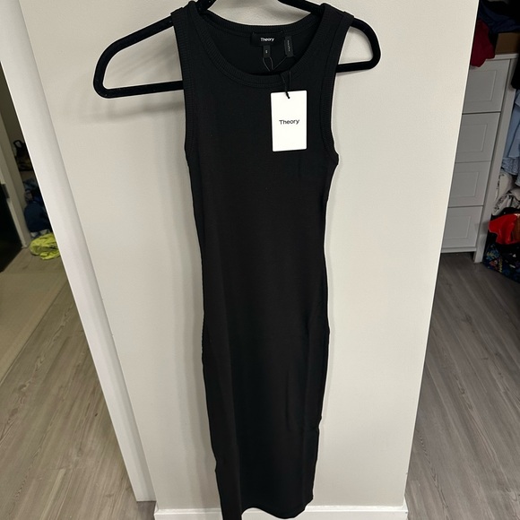 Theory Dresses & Skirts - Theory Black Racer Tank Dress